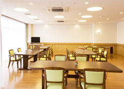 ツクイ・サンシャイン三浦の食堂