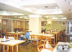 敬老園ロイヤルヴィラ東京武蔵野の食堂