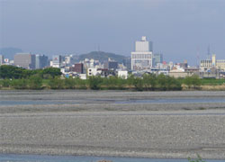 ベストライフ静岡のベランダからの風景(晴天なら富士山も)