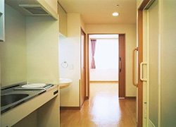 そんぽの家神沢の居室キッチン・浴室