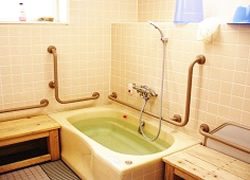 そんぽの家平野長吉の浴室