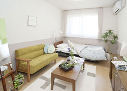 SOMPOケアラヴィーレ神戸伊川谷の居室（モデルルーム）