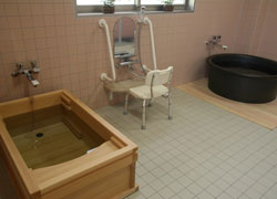 あずみ苑グランデ矢板の浴室（個浴）