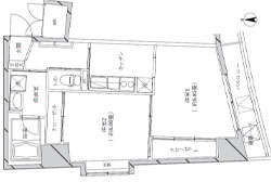 横濱ライフエスコート中山の居室(Aﾀｲﾌﾟ間取)