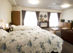 あずみ苑グランデ草加の居室(2人部屋)