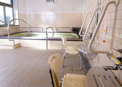 あずみ苑グランデ土浦の浴室（一般浴）