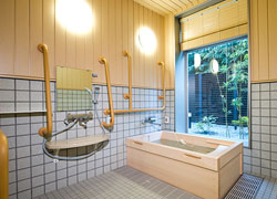 SOMPOケアラヴィーレ勝田台の浴室（個浴）