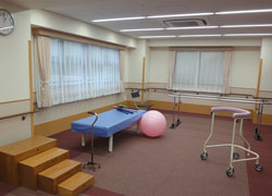 グッドタイムナーシングホーム・三郷駅前の機能訓練室