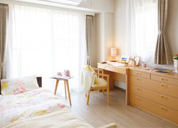ウェルケアテラス氷川台の居室(モデルルーム)