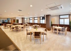 チャーム須磨海浜公園の食堂兼機能訓練室