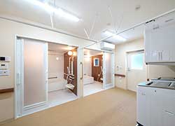 エイジフリーハウス川崎菅生の併設介護サービス浴室