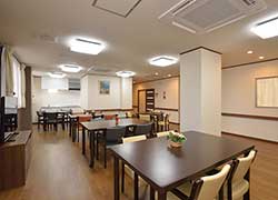 エイジフリーハウス大阪野江の食堂・談話室