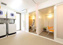 エイジフリーハウス京都四条大宮の併設介護サービス浴室