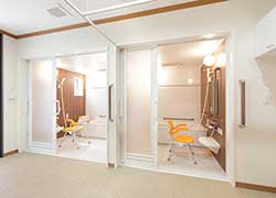 エイジフリーハウス草津野村の併設介護サービス浴室