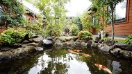 アグリケアガーデンつくばみらいの中庭風景